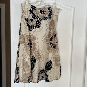 H & M Linen Skirt